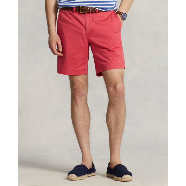 Straight-Fit Stretch-Chinoshorts Polo Ralph Lauren in Steuerbord-Rot 4