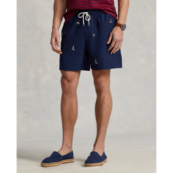 Newport Navy 5.75-Inch Traveler Classic Swim Trunk Polo Ralph Lauren 4