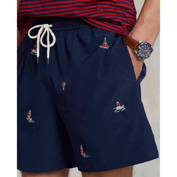 Newport Navy 5.75-Inch Traveler Classic Swim Trunk Polo Ralph Lauren 6
