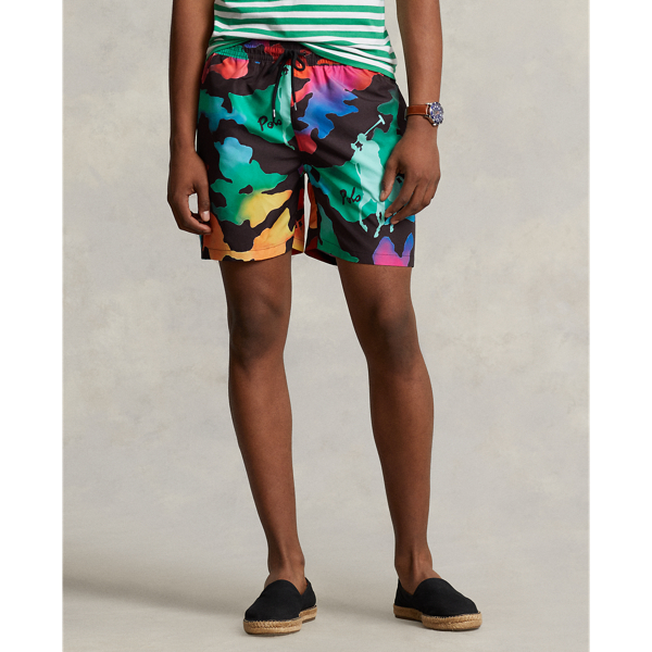 Infrared Player Camo 5.75-Inch Traveler Classic Swim Trunk Polo Ralph Lauren 4