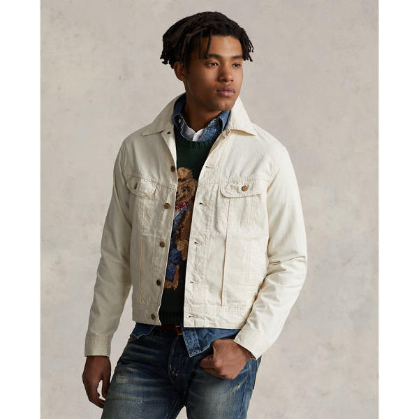 Polo Bear Embroidered Trucker Jacket for Men | Ralph Lauren® SA