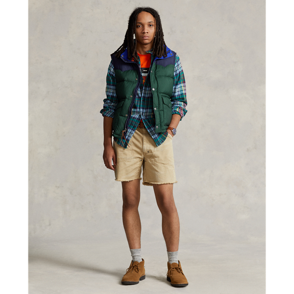 New Forest/Newport Navy Water-Repellent Down Western Vest Polo Ralph Lauren 4