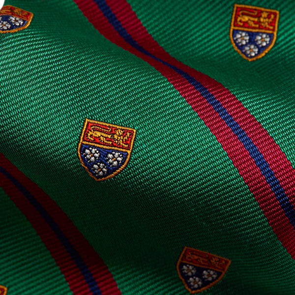 Green Striped Silk Club Tie Polo Ralph Lauren 3