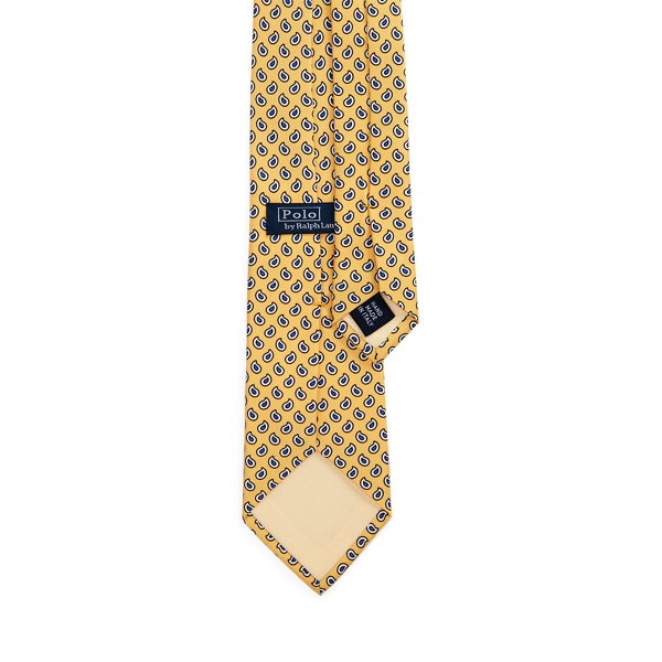 Yellow Neat Silk Tie Polo Ralph Lauren 2