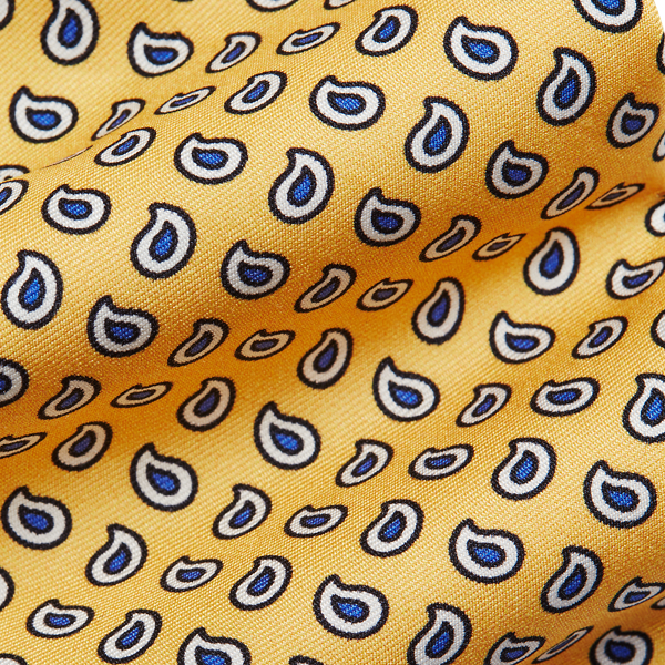 Yellow Neat Silk Tie Polo Ralph Lauren 3