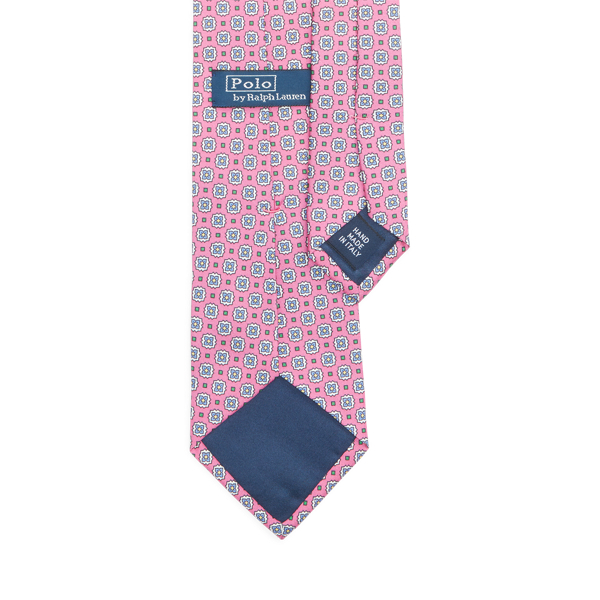 Pink Print Silk Tie Polo Ralph Lauren 2