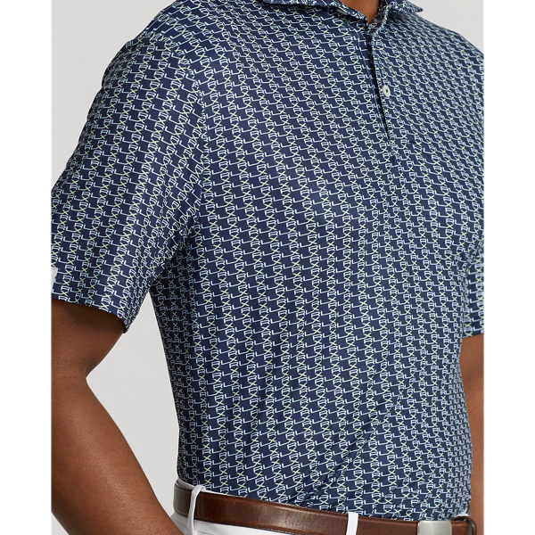 Graphic Yellow Classic Fit Performance Polo Shirt RLX 5