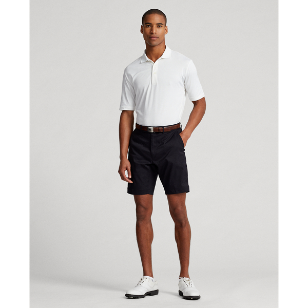 Black polo and shorts online