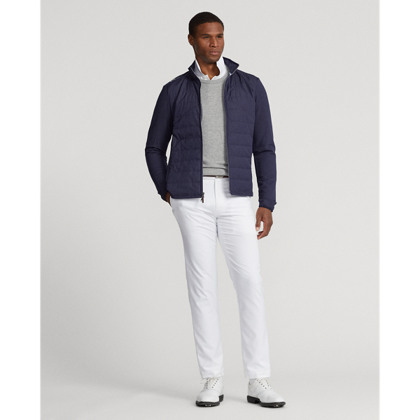 Refined Navy Hybrid Mockneck Jacket RLX for winter 4