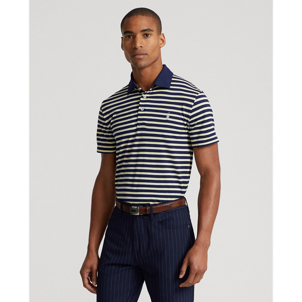 Refined Navy Multi Custom Slim Fit Performance Polo Shirt RLX 3