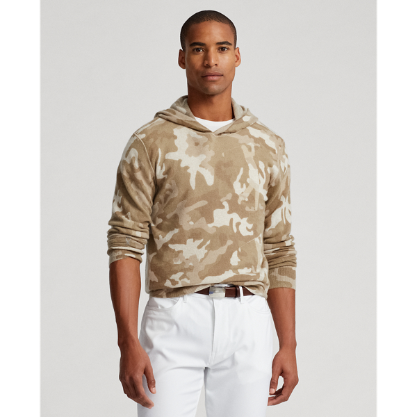 Golf Camo Washable Cashmere Sweater