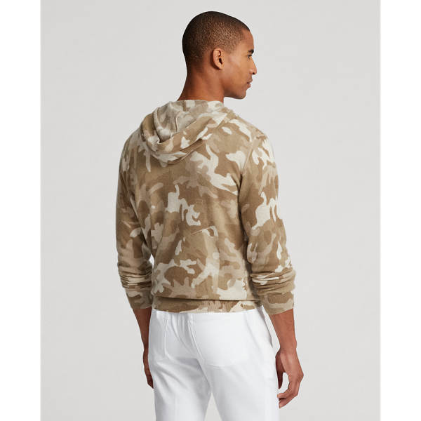Player Camo Khaki Golf-Camo Washable Cashmere Sweater RLX 5