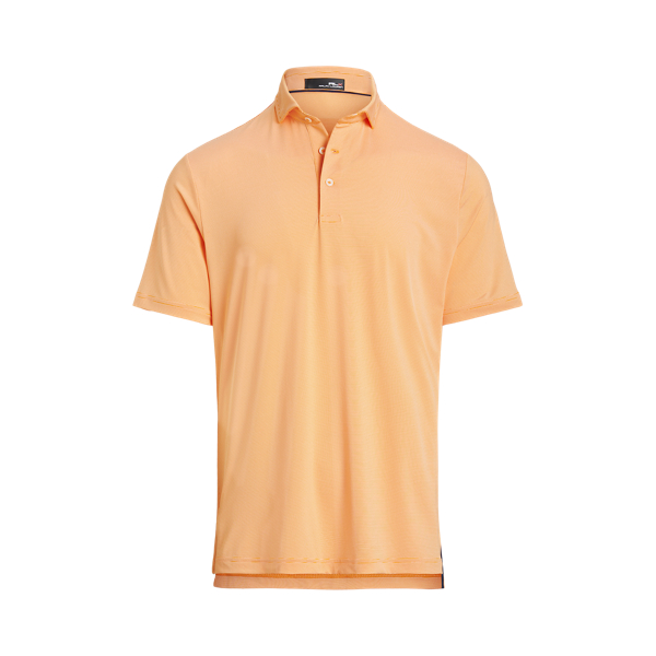 Classic Fit Striped Jersey Polo Shirt RLX 1