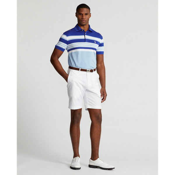 Royal Blue Multi Classic Fit Performance Mesh Polo Shirt RLX 4