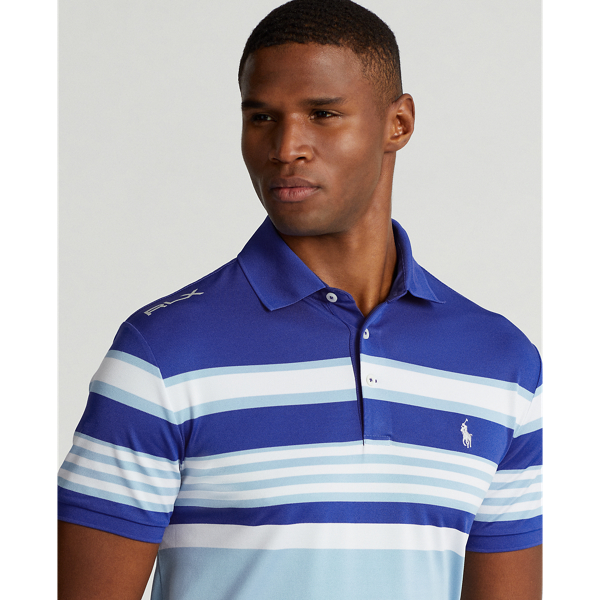 Royal Blue Multi Classic Fit Performance Mesh Polo Shirt RLX 6