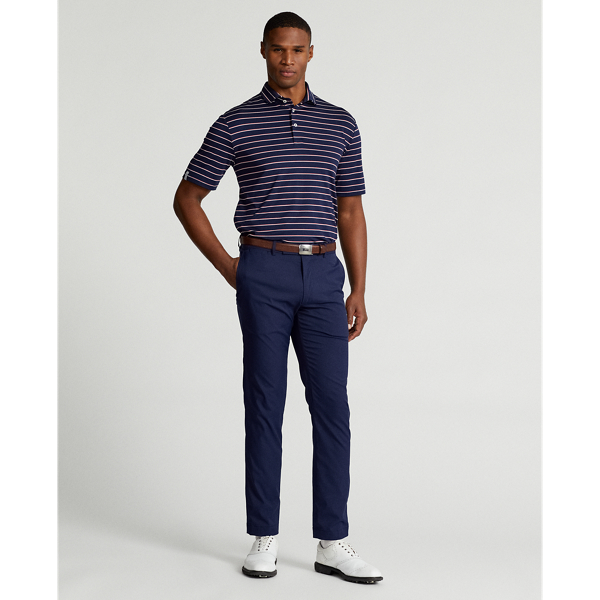 Refined Navy Multi Classic Fit Stretch Jersey Polo Shirt RLX 3