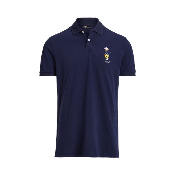 Custom Slim Performance Bear Polo Shirt Ralph Lauren® Australia