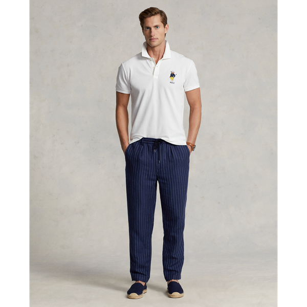 White Custom Slim Performance Bear Polo Shirt Polo Ralph Lauren 4