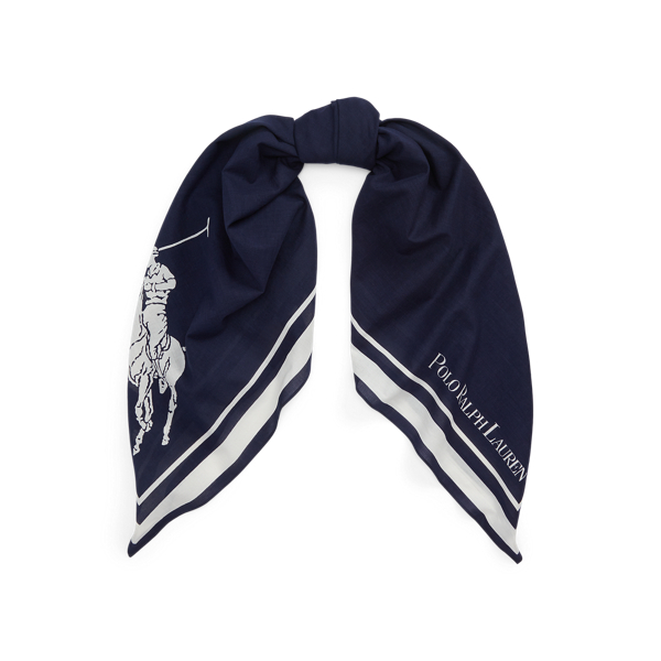 Ralph Lauren★Big Pony Scarf Cover-Up Ralph Lauren Big Pony Scarf Cover-Up in Blue | Lyst