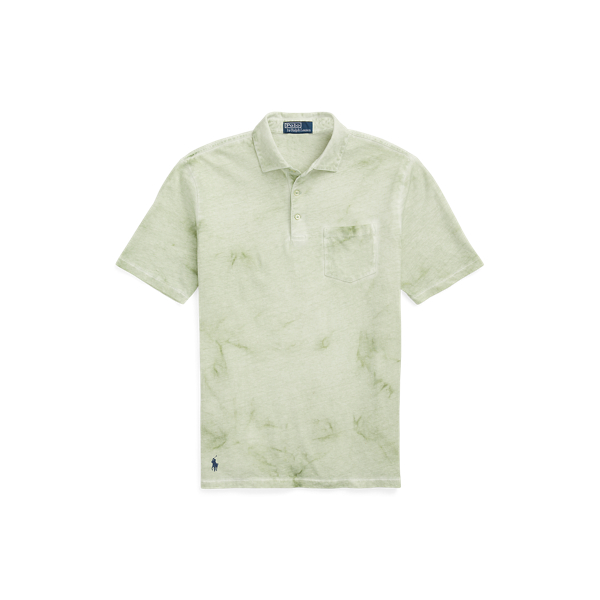 Classic fit katoen-linnen Polo-shirt
