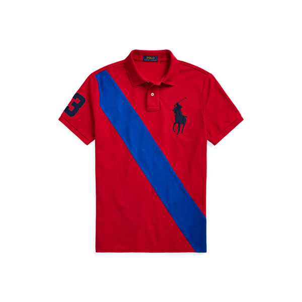 Classic Fit Big Pony Mesh Polo Shirt Ralph Lauren