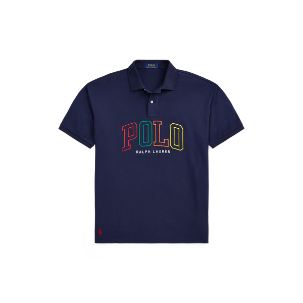Cruise Navy Big Fit Logo Mesh Polo Shirt Polo Ralph Lauren 2