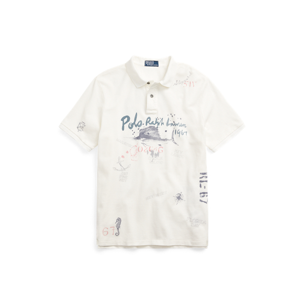 Classic Fit Mesh Graphic Polo Shirt | Ralph Lauren