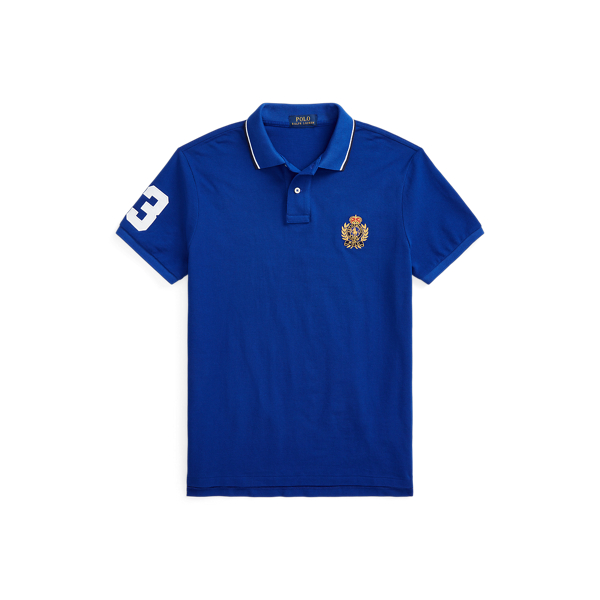Sapphire Star Classic Fit Polo Crest Mesh Polo Shirt Polo Ralph Lauren 2