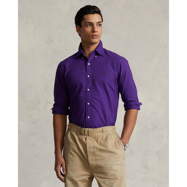 Garment-Dyed Oxford Shirt - All Fits