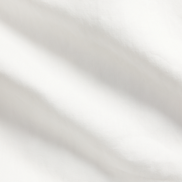 White Classic Fit Linen-Silk Popover Shirt Polo Ralph Lauren 7