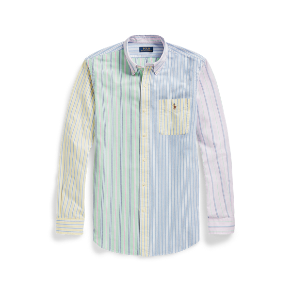 Fancy Stripe Funshirt Classic Fit Striped Oxford Fun Shirt Polo Ralph Lauren 2