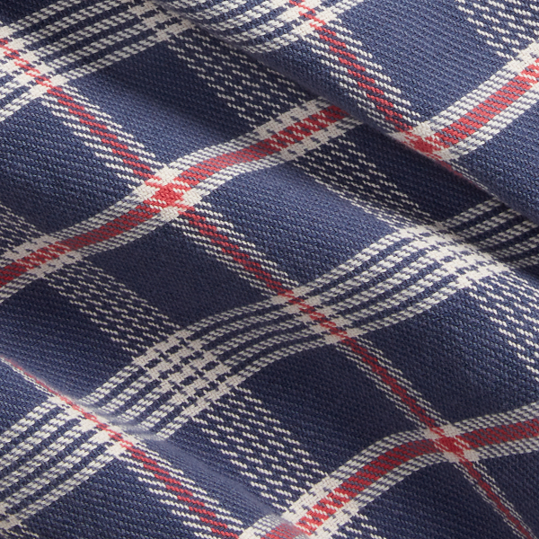 Navy/Off White Multi Classic Fit Plaid Flannel Camp Shirt Polo Ralph Lauren 8