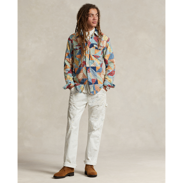 Friendship Quilted Patchwork-Print Western Shirt Polo Ralph Lauren 4