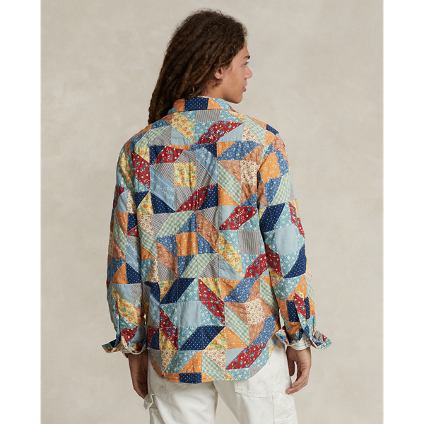 Friendship Quilted Patchwork-Print Western Shirt Polo Ralph Lauren 5