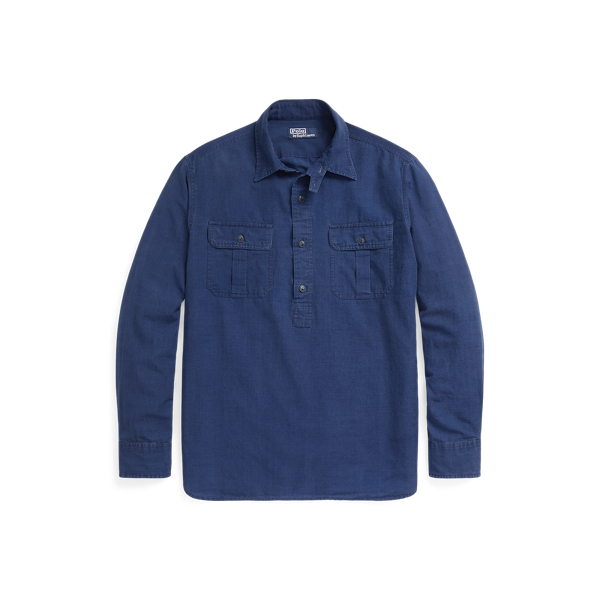 Classic Fit Poplin Popover Workshirt Polo Ralph Lauren 1