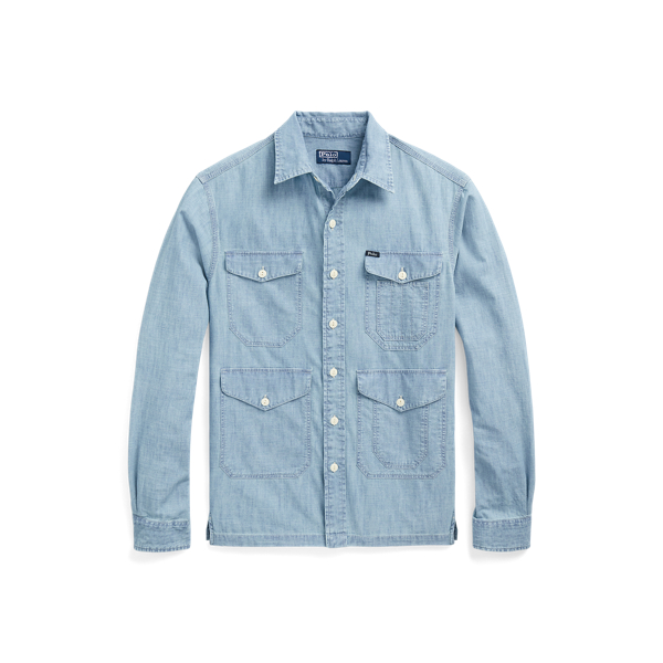 Utility-Hemd aus Chambray in Indigo Polo Ralph Lauren in 1