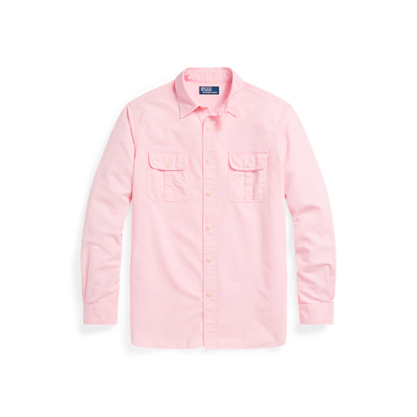 Carmel Pink Classic Fit Garment-Dyed Oxford Shirt Polo Ralph Lauren 2