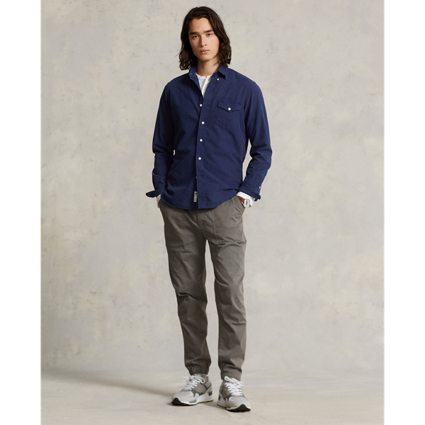 Newport Navy Classic Fit Garment-Dyed Oxford Shirt Polo Ralph Lauren 4