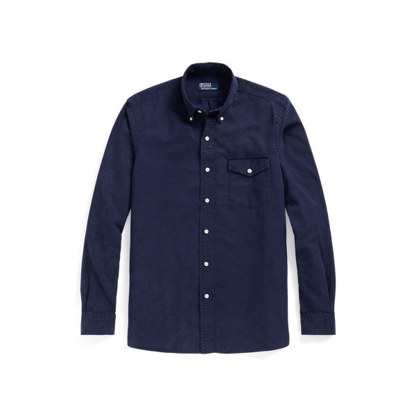 Newport Navy Classic Fit Garment-Dyed Oxford Shirt Polo Ralph Lauren 2