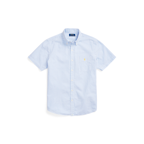 Seersucker ralph lauren shirt on sale