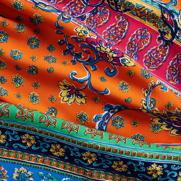 Provencal Medallion Classic Fit Patchwork-Print Camp Shirt Polo Ralph Lauren 7