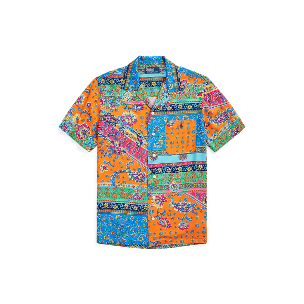 Provencal Medallion Classic Fit Patchwork-Print Camp Shirt Polo Ralph Lauren 2