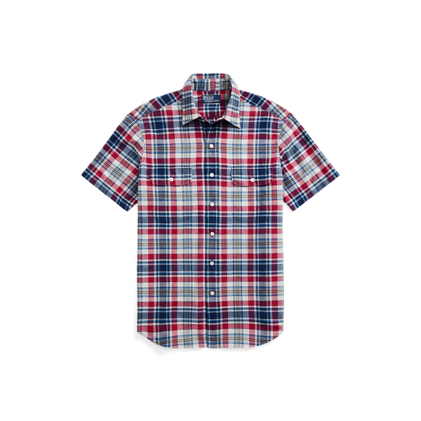 Camicia in madras indaco Classic-Fit Polo Ralph Lauren in 1
