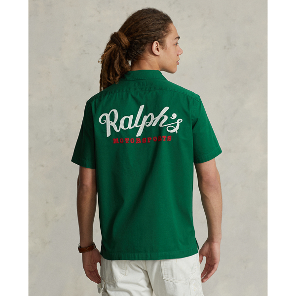 Classic Fit Embroidered Chino Shirt for Men Ralph Lauren UAE
