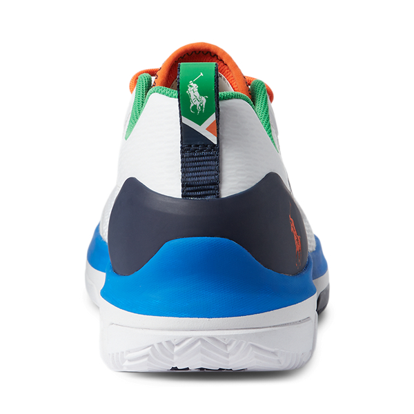 White/Navy/Royal US Open Tech Racer Sneaker Polo Ralph Lauren 3