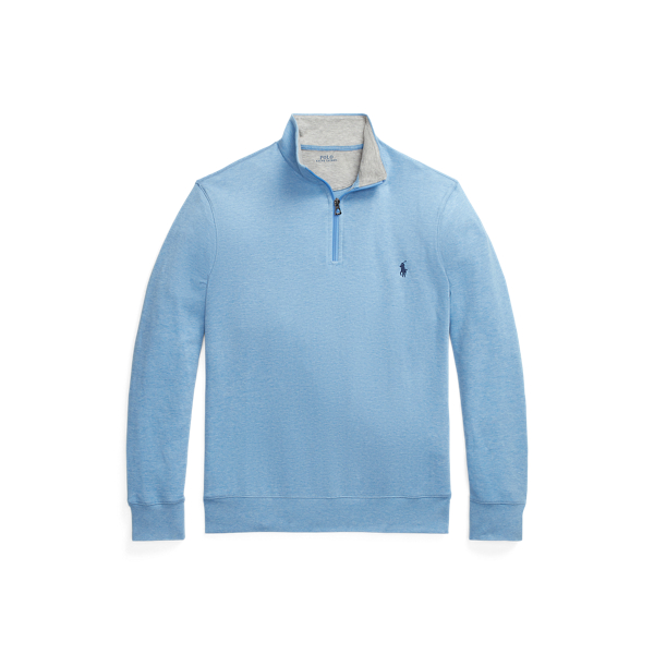 Luxury Jersey Quarter-Zip Pullover