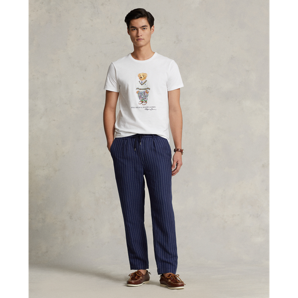 T-shirt ajust&eacute; Polo Bear en jersey Polo Ralph Lauren en Ourson blanc Prp Hptn 4