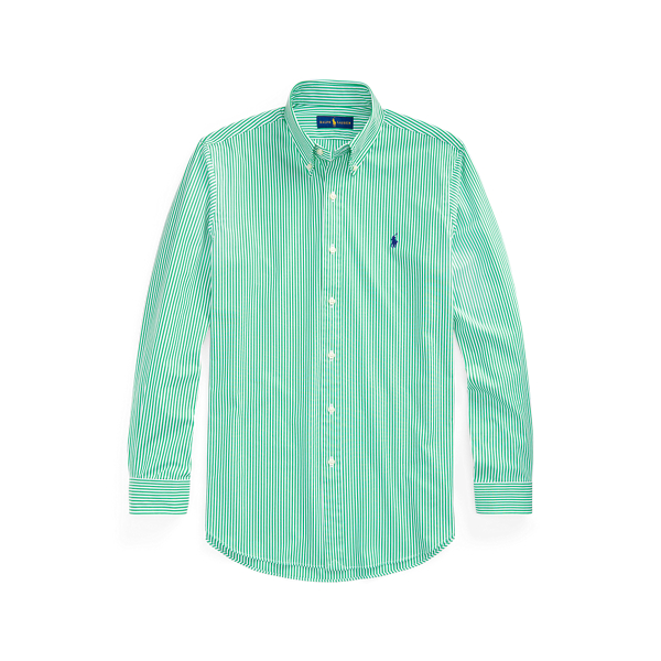 Chemise ray&eacute;e cintr&eacute;e popeline stretch Polo Ralph Lauren en 1