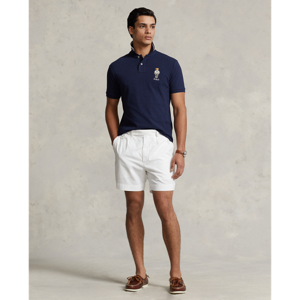 Custom-Slim-Fit Poloshirt mit Polo Bear Polo Ralph Lauren in Sp23 Cruise Navy Prp Hptn 4