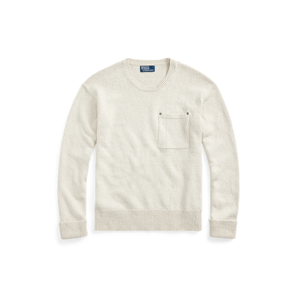 Camisola de algod&atilde;o com bolso Polo Ralph Lauren em 1